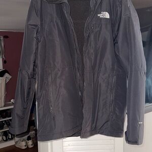 The North Face Men's Dark Gray Raincoat